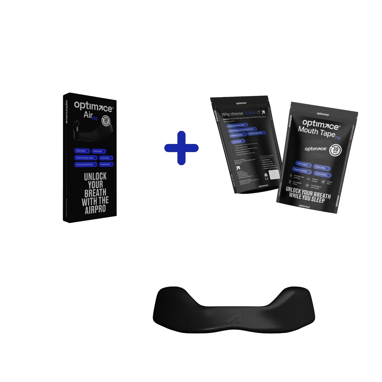 Slaap Bundel - AirPro Black + Mondtape