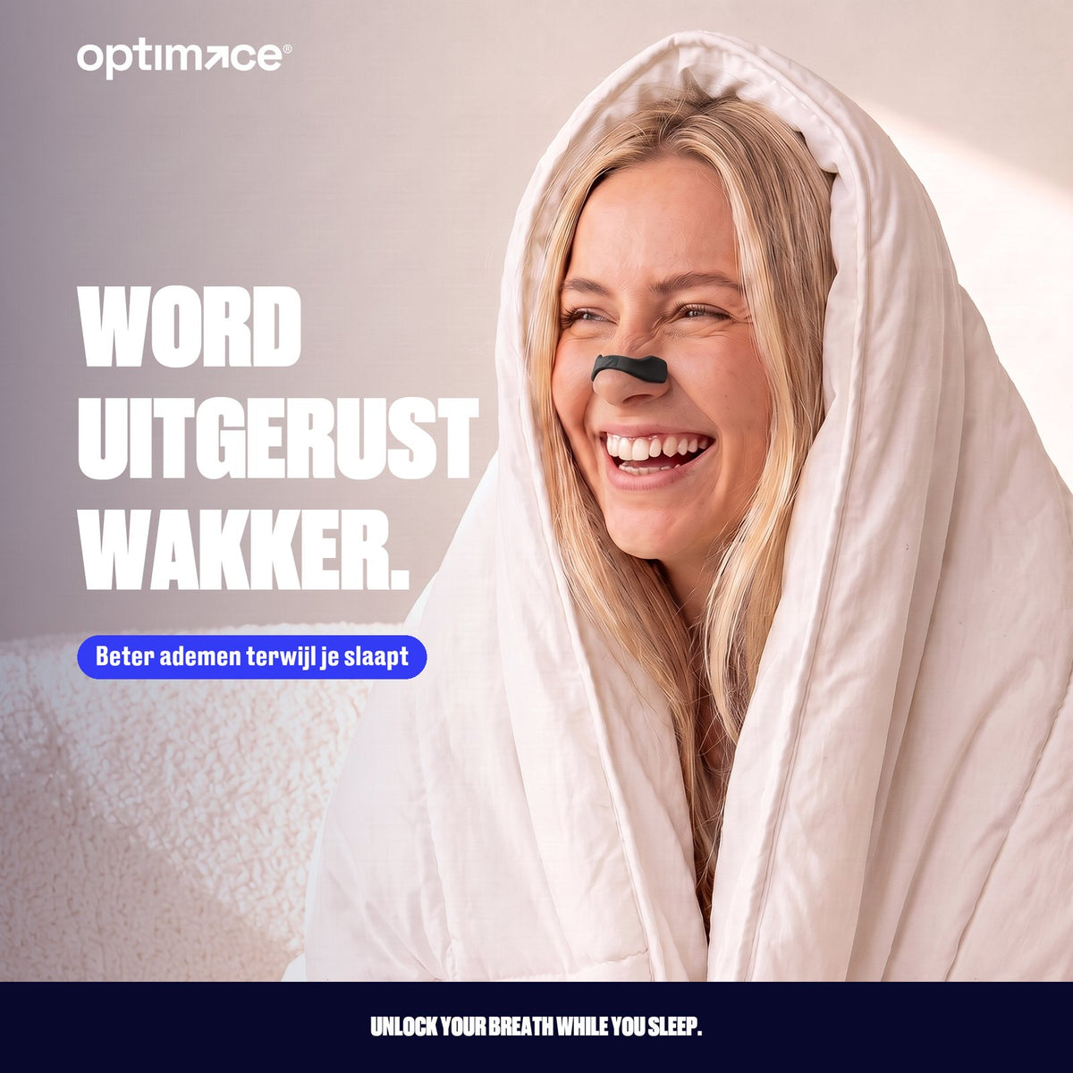 Word uitgerust wakker #black