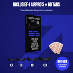 Inclusief 4 AirPro's + 60 tabs #black