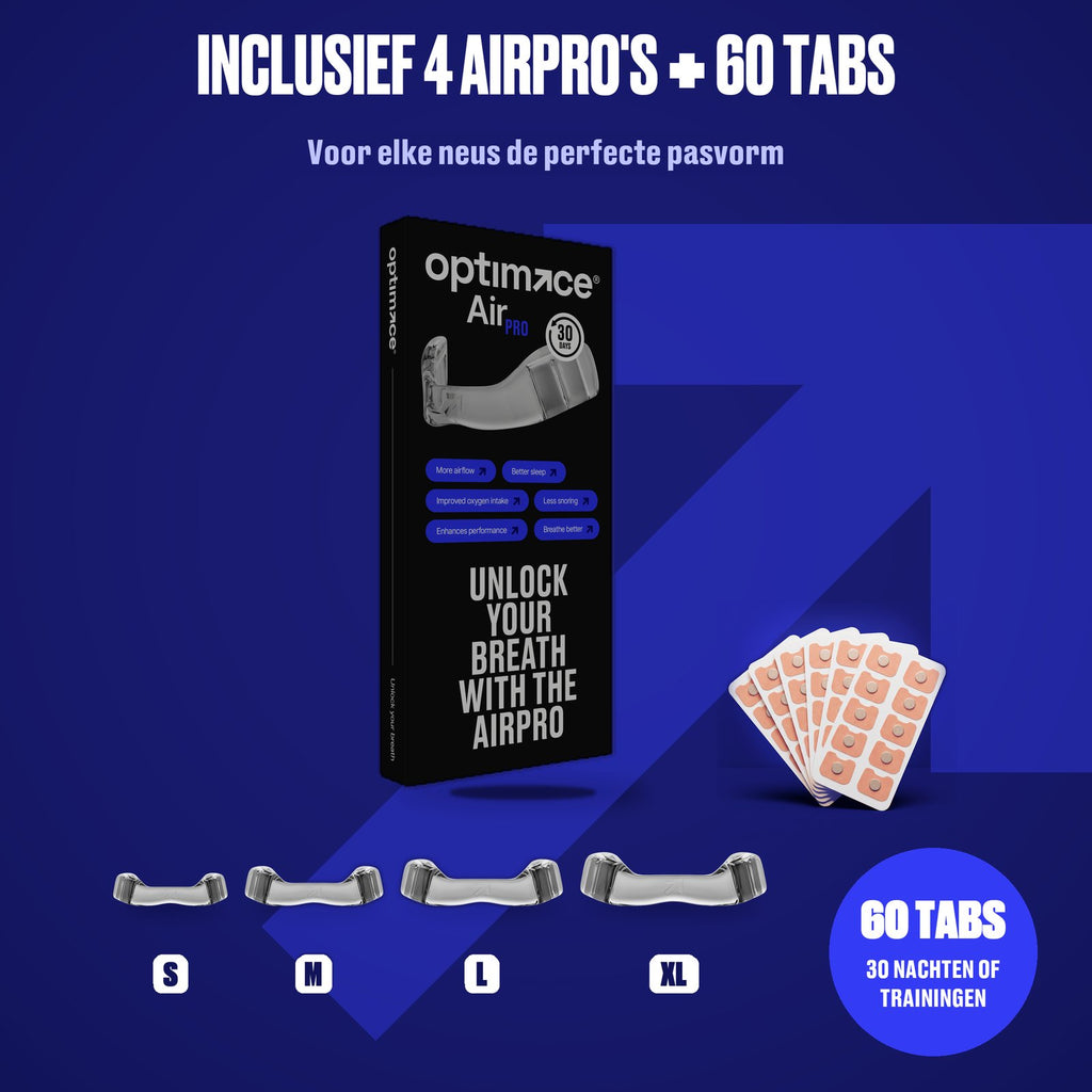 Inclusief 4 AirPro's + 60 tabs #clear