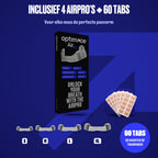 Inclusief 4 AirPro's + 60 tabs #clear