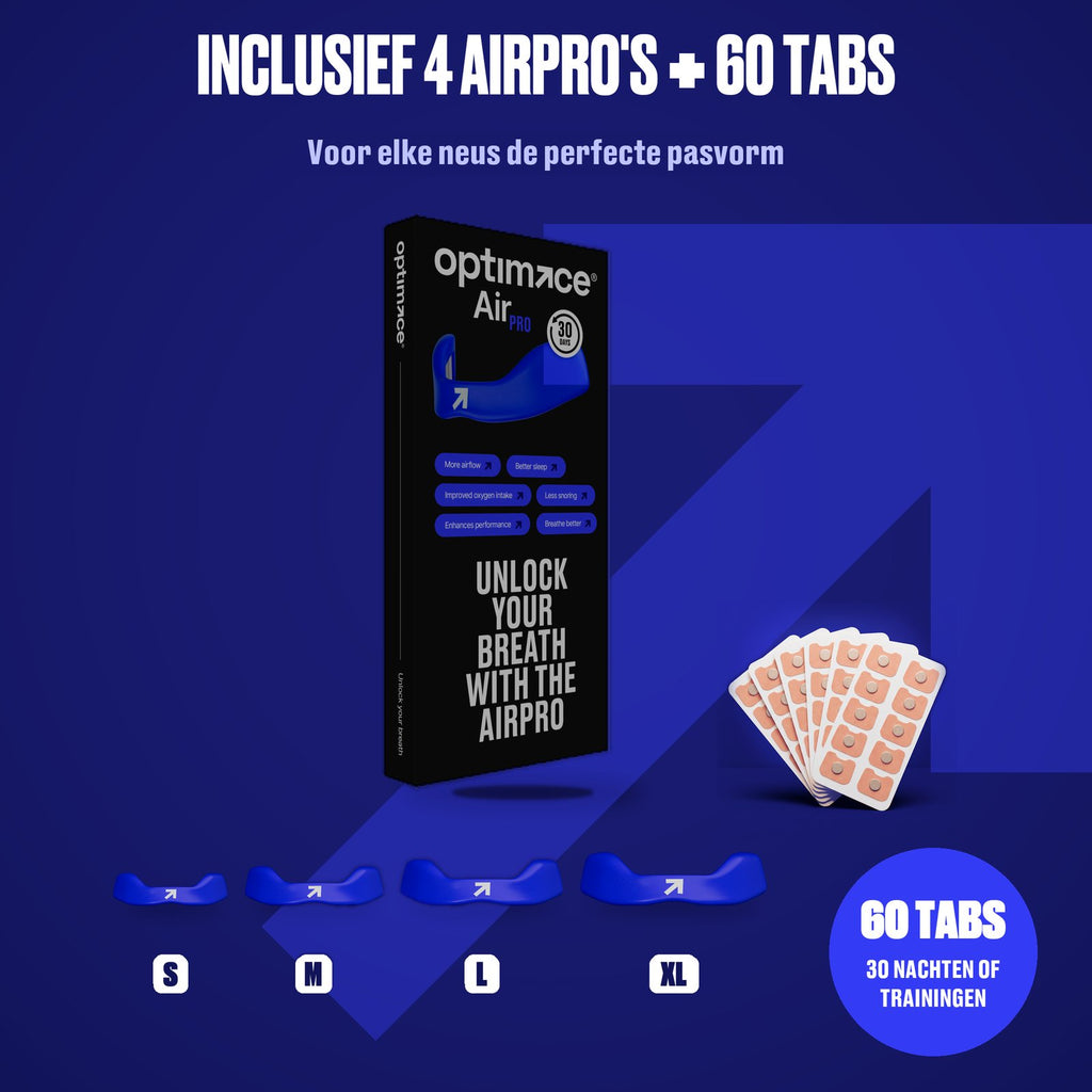 Inclusief 4 AirPro's + 60 tabs #cobalt