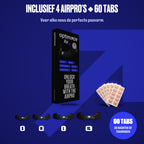 Inclusief 4 AirPro's + 60 tabs #contrast