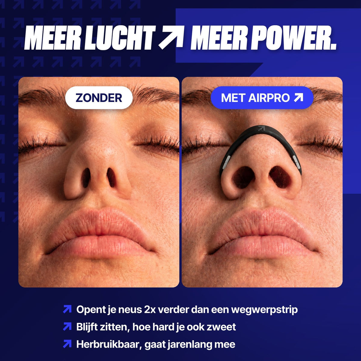 Meer lucht, meer power #black